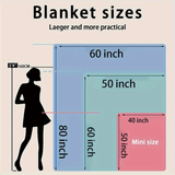 Soft and Warm Comfortable Christmas Blankets for All Seasons with Holiday Trees and Winter Figures