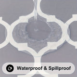 1pc Premium Stretch Polyester Tablecloth - Elastic, Washable, Spandex Fitted Cover for Round Highboy Tables - Perfect for Party, Wedding Decor, Cocktail Events, and Outdoor Gatherings