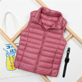 New Autumn Women Ultra Light Down Vest White Duck Down Coat Parka Ladies Sleeveless Waistcoat Plus Size 3XL