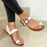 Fashion Slippers For Women Clip Toe Summer Buckle Sandals Casual Ladies Beach Shoes Woman Flip Flops Female  Square Heels