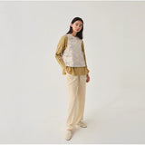 Spring new jacquard retro new Chinese vest women, national style casual disc buckle vest vest top A1226