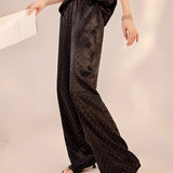 Summer  new fashion wide-leg trousers women's national style high-waisted gypsy acetic acid casual trousers N3022