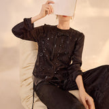 Guofeng  summer new embroidered high-end design vest new Chinese light luxury fringed vest women's clothing N4027