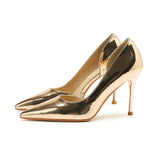 2025 966-A5 pointed thin heel high heels women's summer new side empty high heel single shoes women's  not tired feet women's shoes