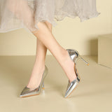 2025 966-A5 pointed thin heel high heels women's summer new side empty high heel single shoes women's  not tired feet women's shoes