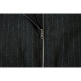 147 n retro popular autumn and winter street men's and women's striped double-sided wear design men's jacket loose coat