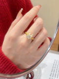 Niche design turns a good thing dragon ring, femininity smart and rotatable natal year ring, light luxury index finger ring