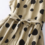 Sleeveless vest polka dot printing dress women's Popularan  new summer new literary and retro thin women's dress