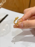 Niche design turns a good thing dragon ring, femininity smart and rotatable natal year ring, light luxury index finger ring