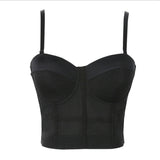 suspender bra, suspender vest, bra integrated top, beautiful back tube top, sexy inner corset