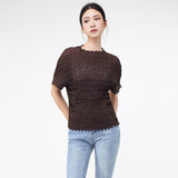 2025 fashion clothes top women's t-shirt summer new loose meat covering and thin temperament pullover short sleeve ins tide