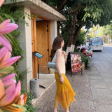 summer live broadcast hot sale, set-to-dye white, elegant and lazy Sanzhai sleeveless top, pleated fringed skirt for women