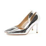 2025 966-A5 pointed thin heel high heels women's summer new side empty high heel single shoes women's  not tired feet women's shoes