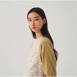 Spring new jacquard retro new Chinese vest women, national style casual disc buckle vest vest top A1226