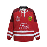 K12 n retro popular autumn and winter street men's color matching jersey jacket slippery men's and women's outer pullover trench coat