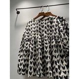 summer women's clothing new Korean version of love printing round neck pullover loose short-sleeved shirt women's doll shirt