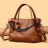 2025 Handbag popular new hot-selling chain tote bag Korean version simple mother bag high-end texture women's bag