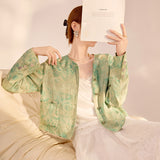 spring new national style bronzing silk top new Chinese temperament design short jacket women's N3028