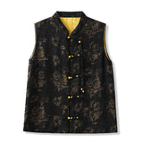 Summer new Chinese style women's clothing light luxury design high-end black silk vest trousers fashion suit M6002