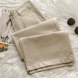 summer thin cotton and linen casual pants large size high waist drape wide leg pants fat mm thin version mopping pants