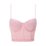 suspender bra, suspender vest, bra integrated top, beautiful back tube top, sexy inner corset