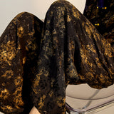 Summer new Chinese style women's clothing light luxury design high-end black silk vest trousers fashion suit M6002