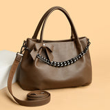 2025 Handbag popular new hot-selling chain tote bag Korean version simple mother bag high-end texture women's bag