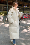 New Winter and Autumn Women White Duck Down Hoodies Puffer Jackets Coats Warm Windproof Black White Coats