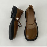 New Summer Simple Black All-match Ballet With Skirt Flat Shoes Women's Casual French Style Mary Jane Shoes