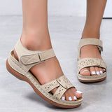 hulianfu Lightweight Wedge Sandals for Women Summer  Casual Non Slip Walking Shoes Woman Comfortbale Platform Beach Sandalias Mujer