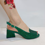 Italian Design Nigerian Lastest Special Narrow Band And Cross-Tied Style Women Shoes  in Gold Color for Party