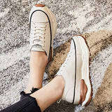 Women Shoes Genuine Leather Sneakers For Women New Style Breathable Comfy Fashion Female Casual Platform Shoes Spring