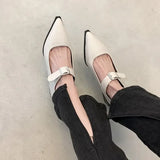 Slingback Shoes Gothic Chunky Heels Women's Pumps Rivet Street Style Medium Heel Punk Vintage Casual Sandals Spring Summer 2024