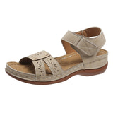 hulianfu Lightweight Wedge Sandals for Women Summer  Casual Non Slip Walking Shoes Woman Comfortbale Platform Beach Sandalias Mujer