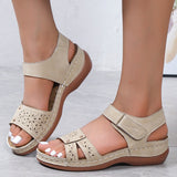 hulianfu Lightweight Wedge Sandals for Women Summer  Casual Non Slip Walking Shoes Woman Comfortbale Platform Beach Sandalias Mujer