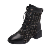 hulianfu Winter Luxury Sexy Shoes High Heel Boots Ankle Women Autumn Chunky Female Casual Sock Short Boots