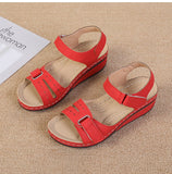 Women Sandals Classic Summer Sandals Wedge Heels Sandalias Mujer Elegant Woman Heeled Shoes Wedges Shoes for Women