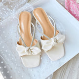 New for summer  Low-heeled slippers for women Fashion brand design casual White sandals Big yards of shoes Free shipping