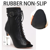 New Sexy Women Black High Heels Party Women's shoes For Latin Dancing Outdoor Stilettos Booties Plus Size