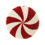 Red And White Soft And Skin-friendly Christmas Candy Cane Shaped Pillow - Cute Plush Pillow Christmas Decoration Holiday Gift Sofa Decoration Pillow Decorative Pillow