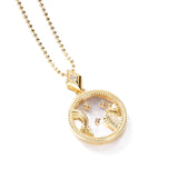 hulianfu Fashion Solid Zodiac Necklace