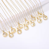 hulianfu Fashion Solid Zodiac Necklace