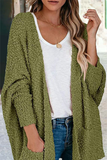 hulianfu Casual Daily Comfy Bat Sleeve Cardigan(5 Colors)