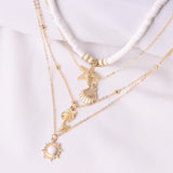 hulianfu Casual Daily Vintage Patchwork Necklaces