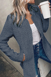 hulianfu hulianfu Retro Pocketed Heather Grey Coat(3 Colors)