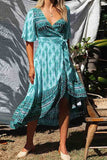 hulianfu hulianfu Bohemian Printed Midi Dress(3 colors)