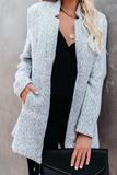 hulianfu hulianfu Retro Pocketed Heather Grey Coat(3 Colors)