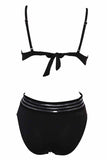 hulianfu Black Sexy Backless Ladies Swimsuit