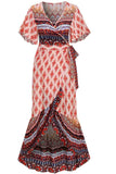 hulianfu hulianfu Bohemian Printed Midi Dress(3 colors)