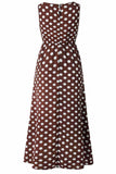 hulianfu Polka Dot Round Neck Dress（5 colors）